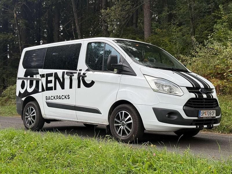 Gebraucht Ford Transit Custom 125 PS (91 kW) 2014 Weiß Van / Kleinbus