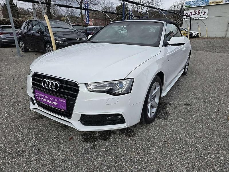 Weiß Gebraucht 2016 Audi A5 Cabriolet S-Line Cabrio | € 23.990 (Fairer Preis) - Bild 1/4