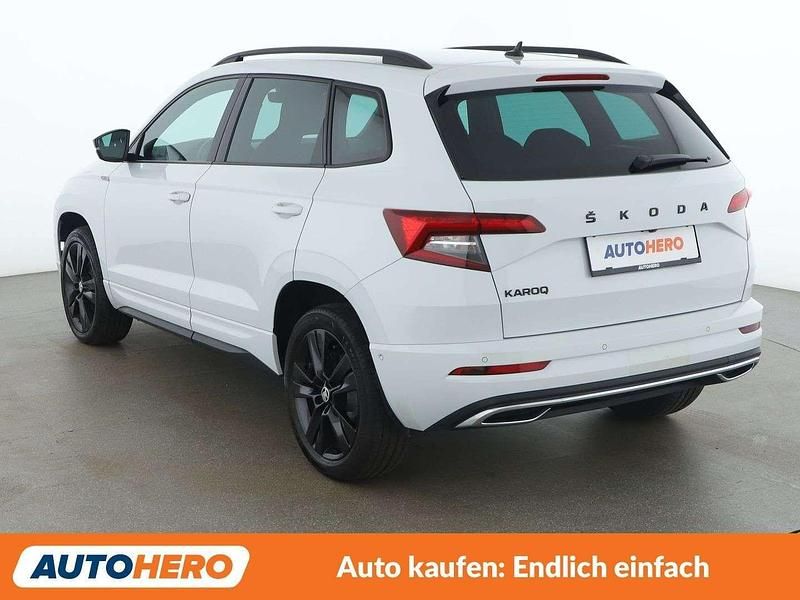 Gebraucht Skoda Karoq SportLine 150 PS (110 kW) 2020 Weiß SUV