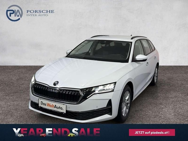 Weiss normal Gebraucht 2024 Skoda Octavia Selection Kombi | € 33.990 (Teuer) - Bild 1/4