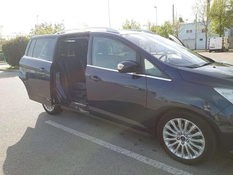 Gebraucht Ford Grand C-Max Titanium 163 PS (119 kW) 2013 Blau Van / Kleinbus