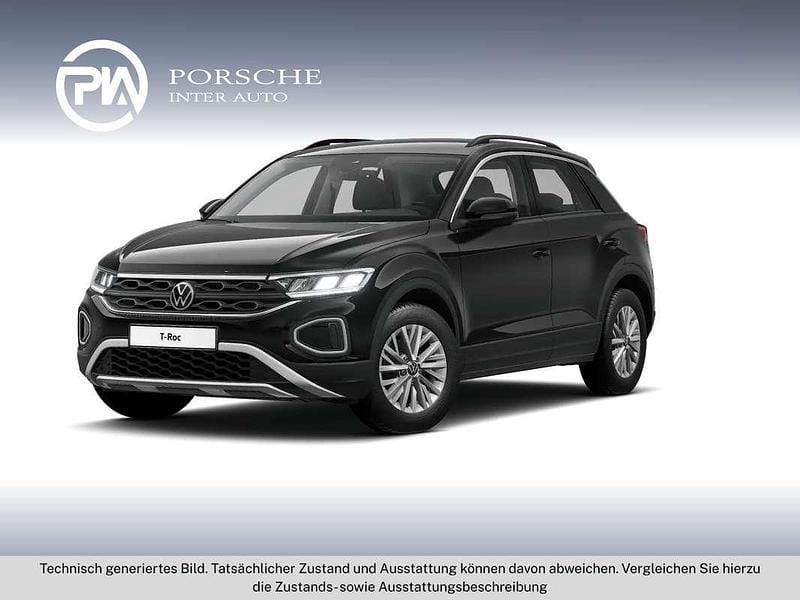 Schwarz metallicperleffektno Gebraucht 2023 VW T-Roc Life SUV | € 22.490 (Guter Preis) - Bild 1/4