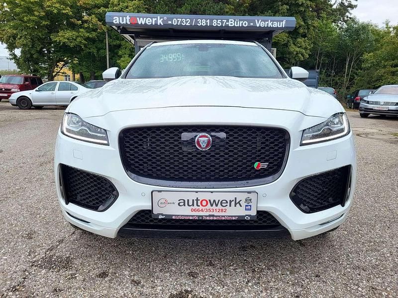 Gebraucht Jaguar F-Pace Portfolio 300 PS (220 kW) 2016 Weiß SUV