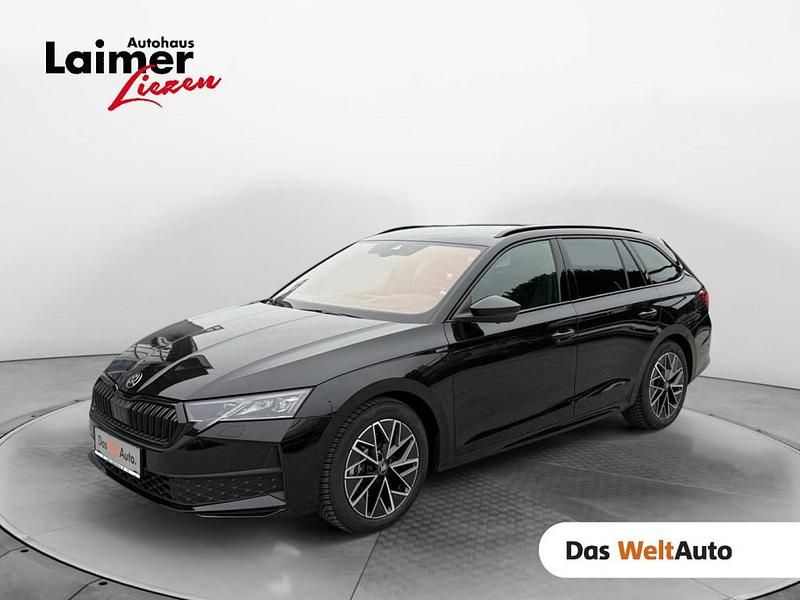 Schwarz metallicperleffektno Gebraucht 2025 Skoda Octavia SportLine Kombi | € 49.980 - Bild 1/4