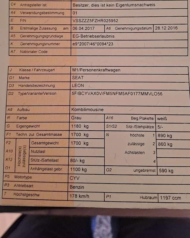 Gebraucht Seat Leon Style 86 PS (63 kW) 2017 Limousine