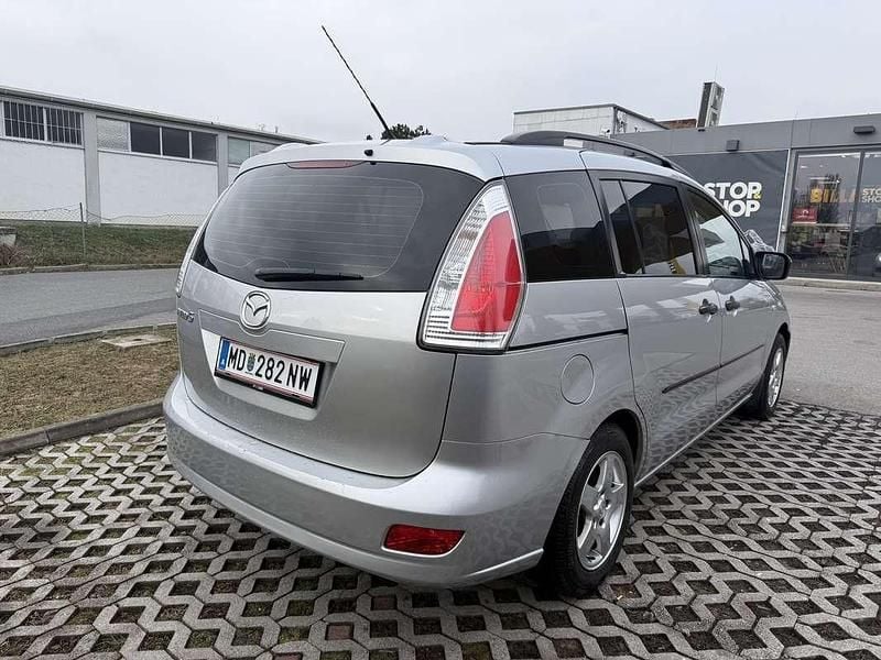 Gebraucht Mazda 5 110 PS (80 kW) 2008 Silber Van / Kleinbus