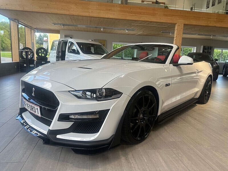 Oxford weiß Gebraucht 2022 Ford Mustang GT Cabrio | € 98.600 - Bild 1/4