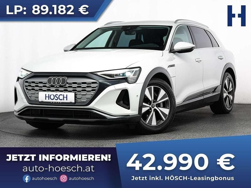 Weiss Gebraucht 2023 Audi Q8 e-tron Advanced SUV | € 44.490 (Guter Preis) - Bild 1/4
