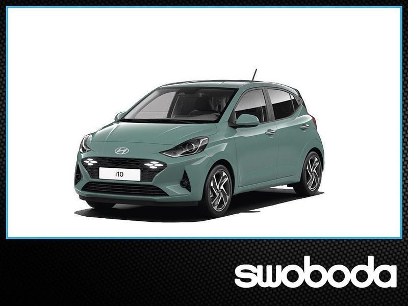 Neu Hyundai i10 63 PS (46 kW) 2025 Mangrove green  grün Kleinwagen