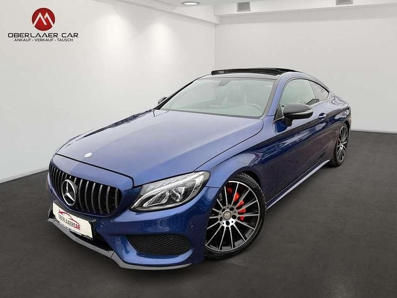 Gebraucht Mercedes C220 AMG line 163 PS (119 kW) 2017 Blau Coupé