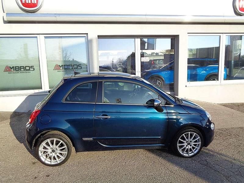 Gebraucht Fiat 500 Lounge 69 PS (50 kW) 2017 Blau Limousine