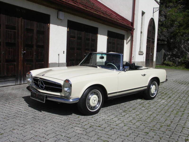 Gebraucht Mercedes SL280 170 PS (125 kW) 1969 Weiß Cabrio
