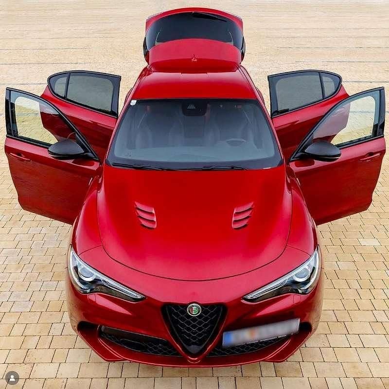 Gebraucht Alfa Romeo Stelvio Quadrifoglio 510 PS (375 kW) 2021 Rot SUV