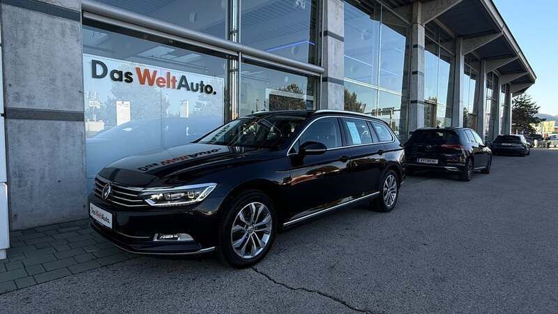 Schwarz metallic Gebraucht 2019 VW Passat Highline Kombi | € 21.900 (Teuer) - Bild 1/4