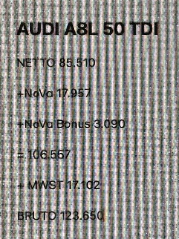 Gebraucht 2025 Audi A8L Limousine | € 85.510 - Bild 1/4