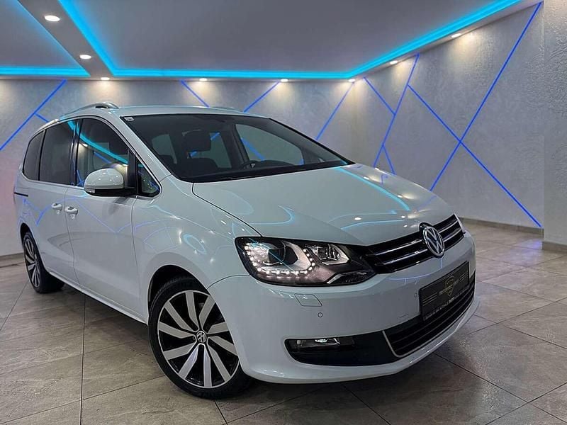 Gebraucht VW Sharan Comfortline 150 PS (110 kW) 2017 Weiß Van / Kleinbus