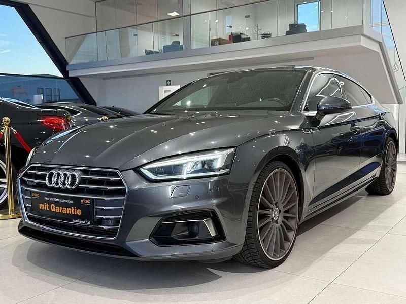 Grau Gebraucht 2018 Audi A5 Sportback S-Line Kleinwagen | € 20.980 (Fairer Preis) - Bild 1/4
