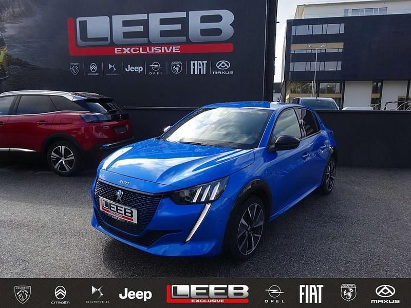 Blau Gebraucht 2021 Peugeot e-208 GT Kleinwagen | € 18.990 (Teuer) - Bild 1/4
