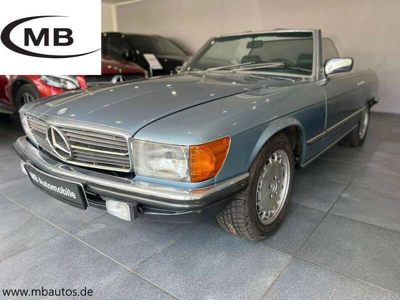 Gebraucht Mercedes SL380 204 PS (150 kW) 1985 Blau Cabrio