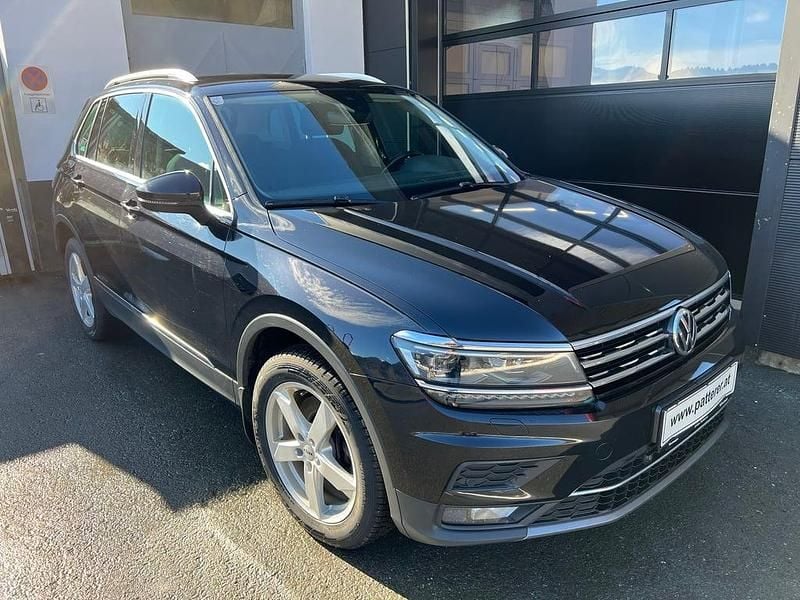 Gebraucht VW Tiguan Highline 190 PS (139 kW) 2017 Schwarz  metallicperleffektno SUV