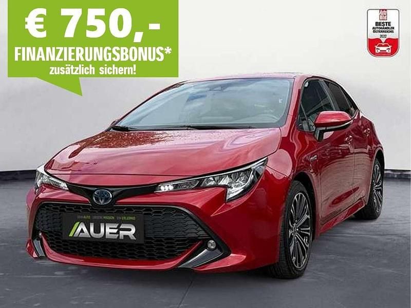 Rot Gebraucht 2021 Toyota Corolla Active Limousine | € 20.890 (Fairer Preis) - Bild 1/3