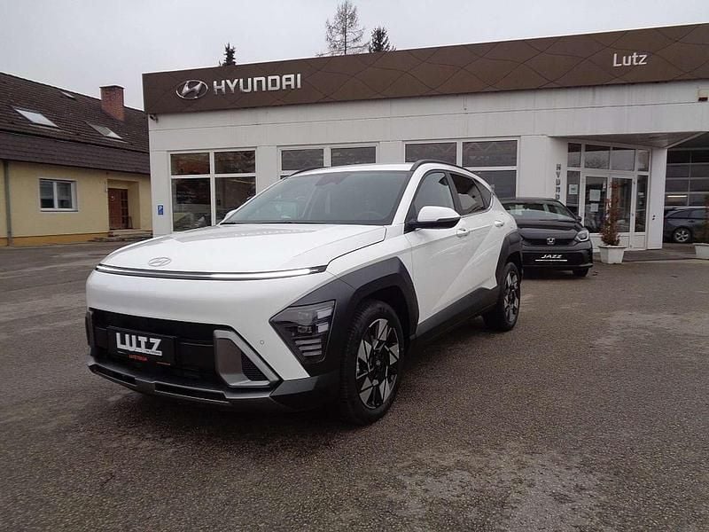 Weiß Gebraucht 2024 Hyundai Kona GO! SUV | € 33.190 (Fairer Preis) - Bild 1/4