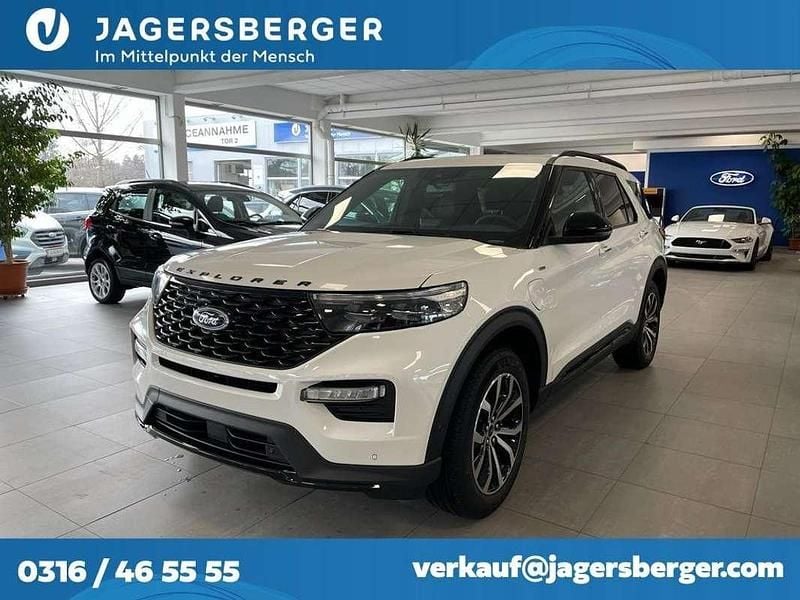 Weiß Gebraucht 2023 Ford Explorer ST-Line SUV | € 63.990 - Bild 1/4