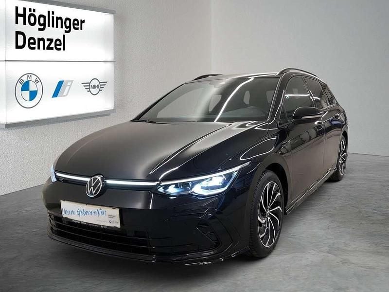 Gebraucht VW Golf VIII R-line 131 PS (96 kW) 2021 Schwarz Kombi