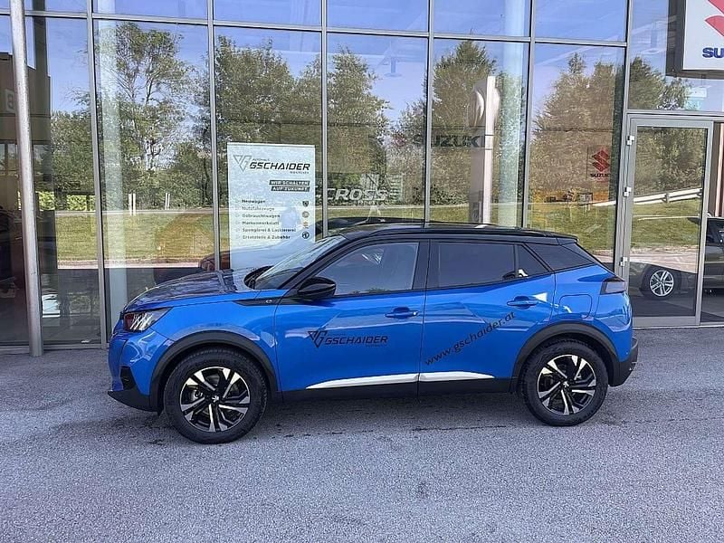 Gebraucht Peugeot e-2008 GT 100 kW (136 PS) 2022 Blau SUV