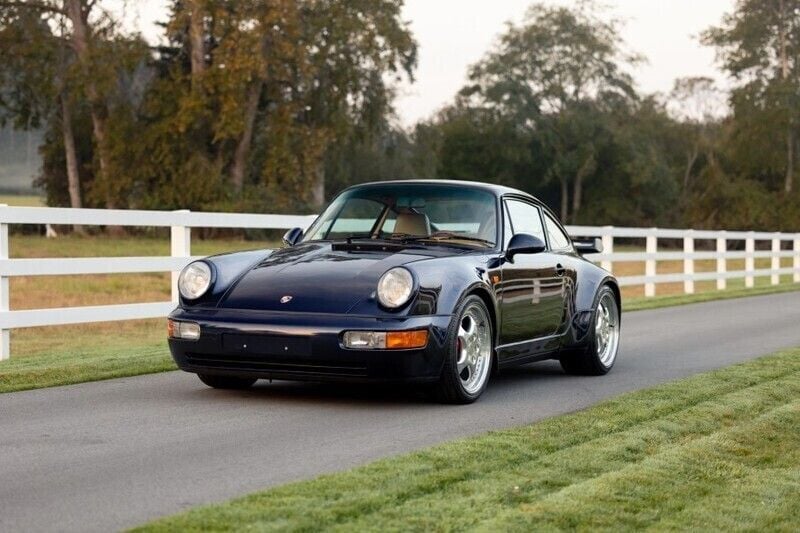 Gebraucht Porsche 911 Turbo 355 PS (261 kW) 1993 Dunkelblau Coupé