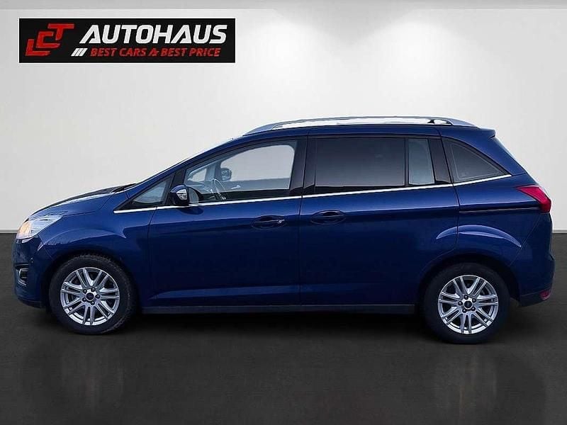 Gebraucht Ford Grand C-Max Titanium 163 PS (119 kW) 2014 Blau Van / Kleinbus