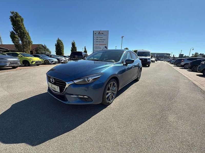 Blau Gebraucht 2018 Mazda 3 Inclusive Limousine | € 14.990 (Fairer Preis) - Bild 1/4