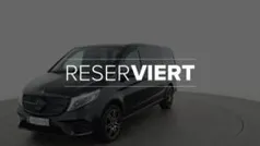 Obsidianschwarz meta Gebraucht 2023 Mercedes V300 Exclusive Van / Kleinbus | € 89.990 (Fairer Preis)