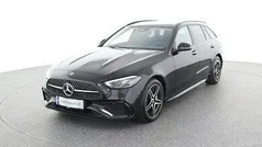 Obsidianschwarz metallic Gebraucht 2023 Mercedes C300e AMG line Kombi | € 49.900 (Fairer Preis)