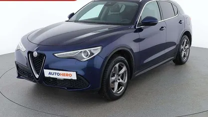 Blau Gebraucht 2019 Alfa Romeo Stelvio Super SUV | € 23.690 (Fairer Preis)