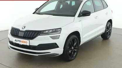 Weiß Gebraucht 2020 Skoda Karoq SportLine SUV | € 25.690 (Fairer Preis)