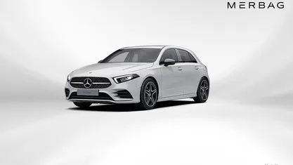 Polarweiß Gebraucht 2021 Mercedes A180 AMG line Limousine | € 26.990 (Fairer Preis)