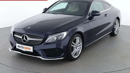 Blau Gebraucht 2018 Mercedes C220 AMG line Coupé | € 30.490 (Fairer Preis)