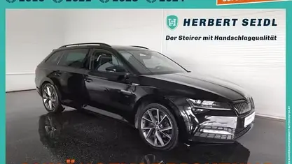 Schwarz Gebraucht 2022 Skoda Superb SportLine Kombi | € 31.880 (Fairer Preis)