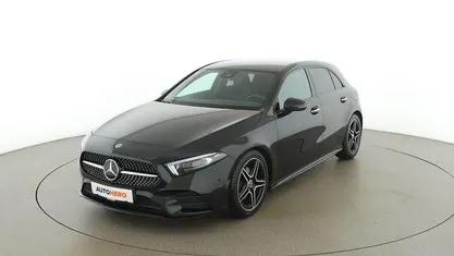 Schwarz Gebraucht 2019 Mercedes A180 AMG line Limousine | € 22.790 (Etwas zu teuer)
