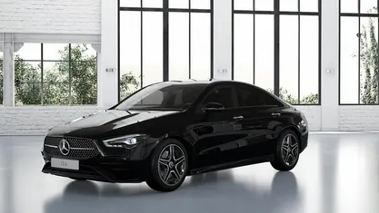 Gebraucht Mercedes CLA200 AMG line 163 PS (119 kW) 2024 Metalliclack kosmosschwarz Coupé