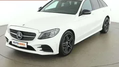 Weiß Gebraucht 2018 Mercedes C200 AMG line Kombi | € 24.990 (Fairer Preis)