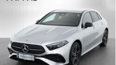 Iridiumsilber metallic Gebraucht 2023 Mercedes A250 AMG line Limousine | € 39.900 (Fairer Preis)