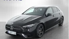 Kosmosschwarz metallic Gebraucht 2023 Mercedes A180 AMG line Limousine | € 36.900 (Fairer Preis)