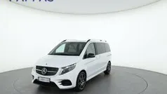 Bergkristallweiß met Gebraucht 2023 Mercedes V300 Avantgarde Van / Kleinbus | € 89.990 (Fairer Preis)