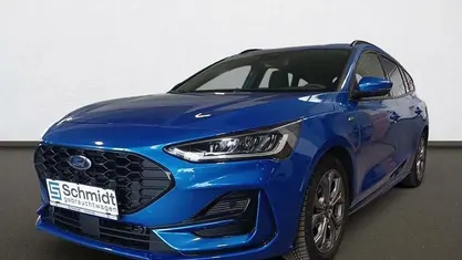 Gebraucht Ford Focus ST-Line 125 PS (91 kW) 2023 Desert island blue metallic (pn4fz Kombi