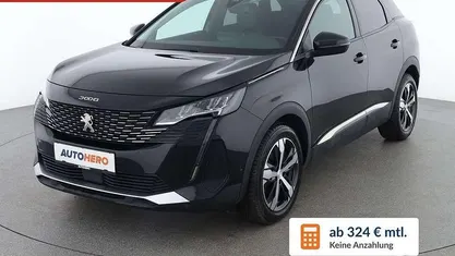 Gebraucht Peugeot 3008 Allure 131 PS (96 kW) 2022 Schwarz SUV
