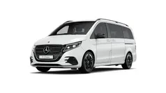Bergkristallweiß met Gebraucht 2025 Mercedes V300 Exclusive Van / Kleinbus | € 99.990 (Guter Preis)