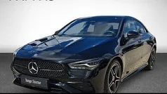 Kosmosschwarz metallic Gebraucht 2024 Mercedes CLA200 Premium Coupé | € 41.900 (Fairer Preis)
