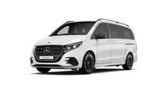 Bergkristallweiß met Gebraucht 2025 Mercedes V300 Avantgarde Van / Kleinbus | € 91.990 (Superpreis)